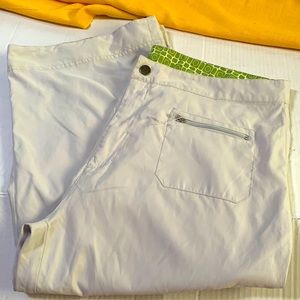 Sierra Design crop cargo hike bike beach cruise Dri-fit khaki pants outdoor 14